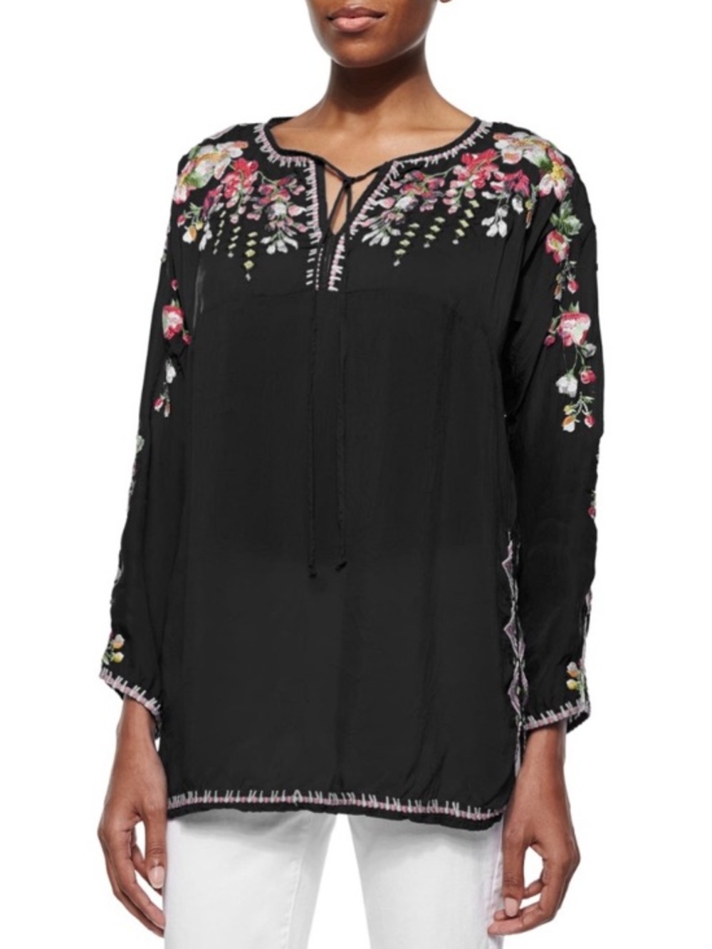 Johnny Was Venessa Embroidered Tunic